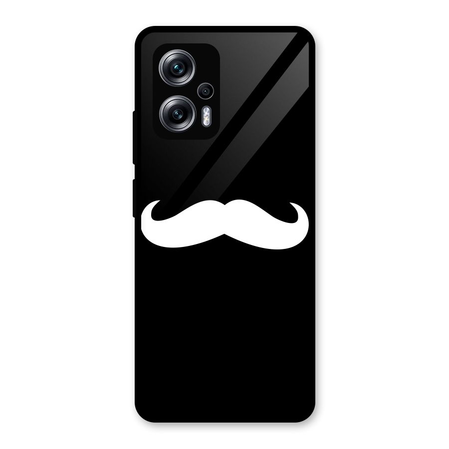 Moustache Love Glass Back Case for Redmi K50i