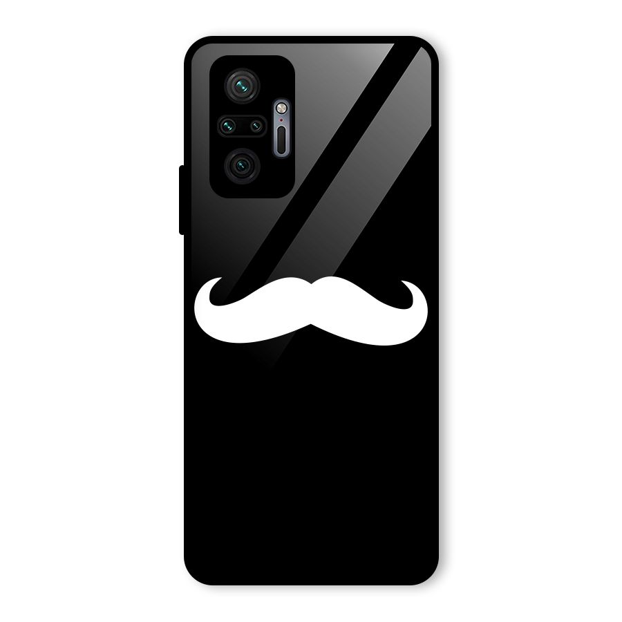 Moustache Love Glass Back Case for Redmi Note 10 Pro Max