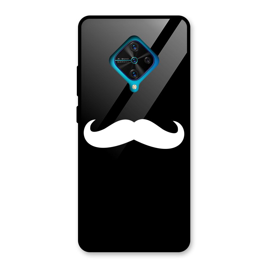 Moustache Love Glass Back Case for Vivo S1 Pro