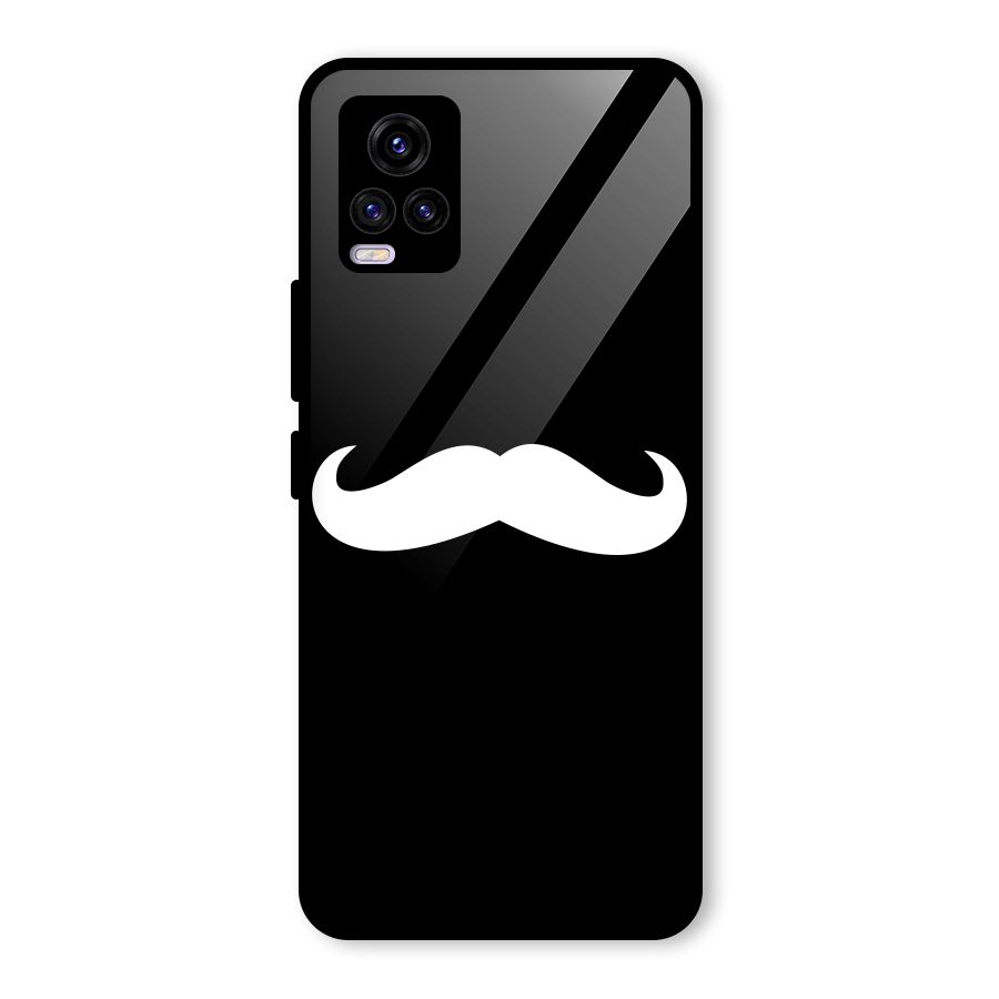 Moustache Love Glass Back Case for Vivo V20