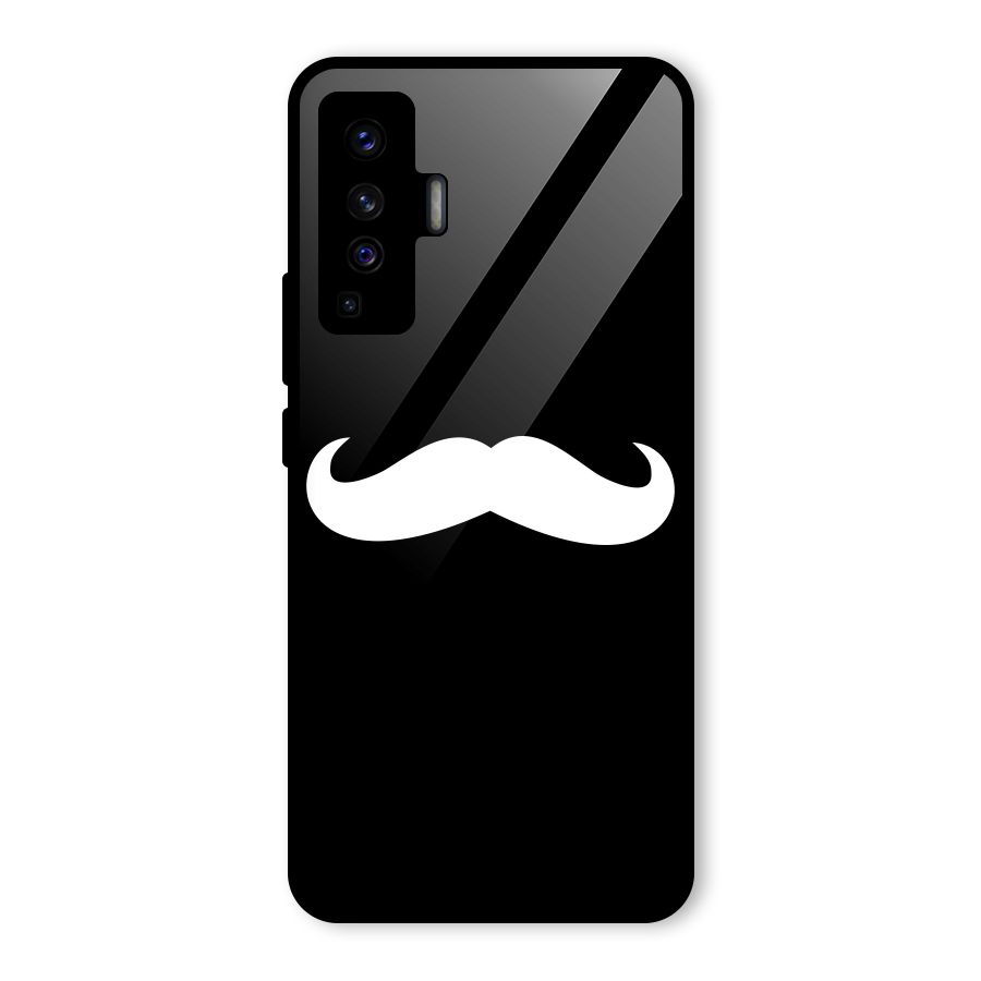 Moustache Love Glass Back Case for Vivo X50