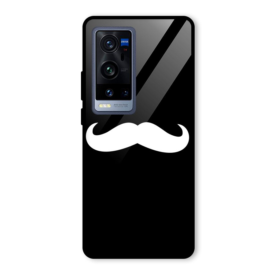 Moustache Love Glass Back Case for Vivo X60 Pro Plus