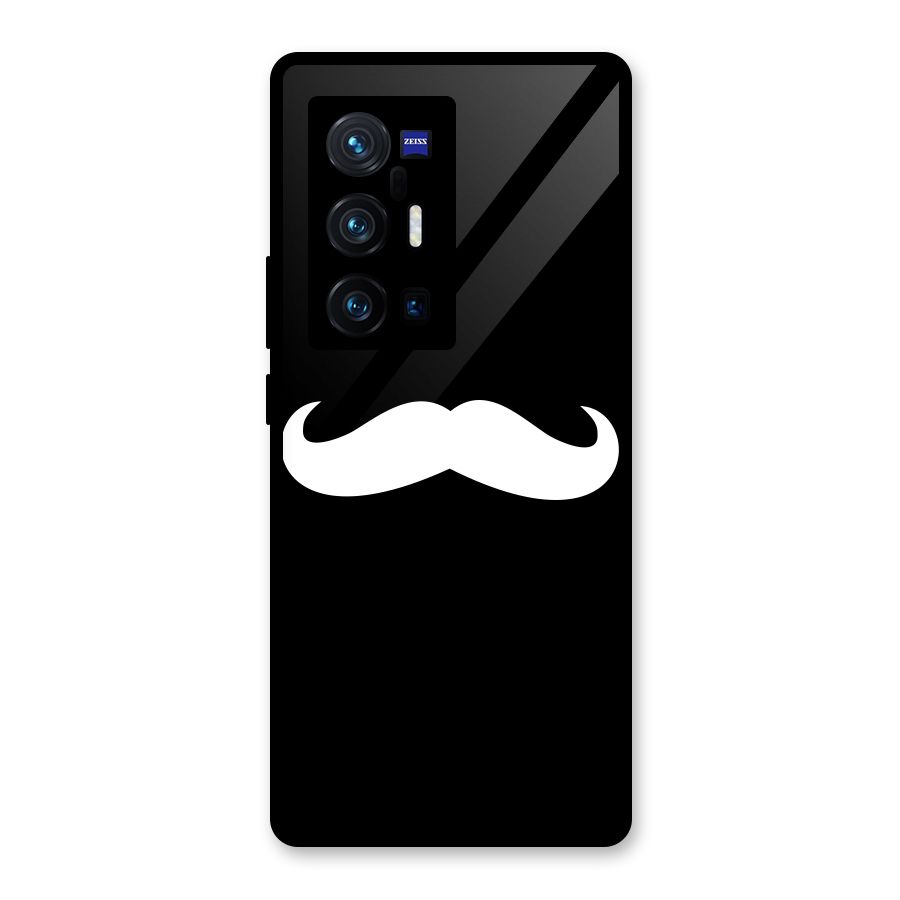 Moustache Love Glass Back Case for Vivo X70 Pro Plus