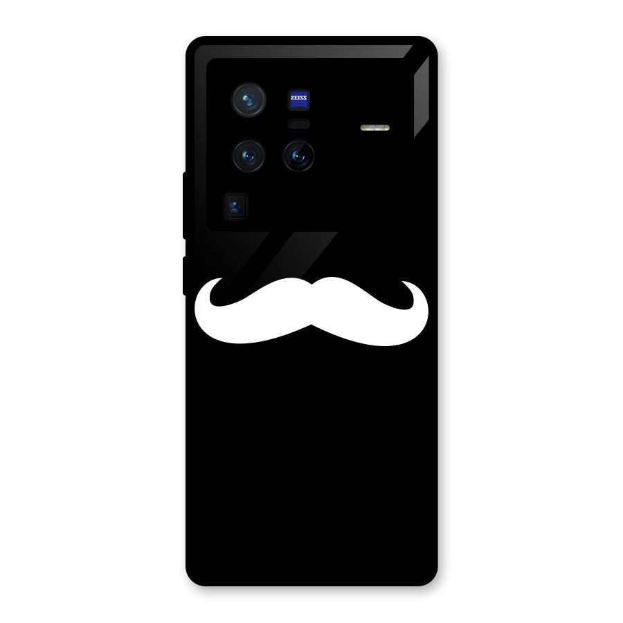 Moustache Love Glass Back Case for Vivo X80 Pro