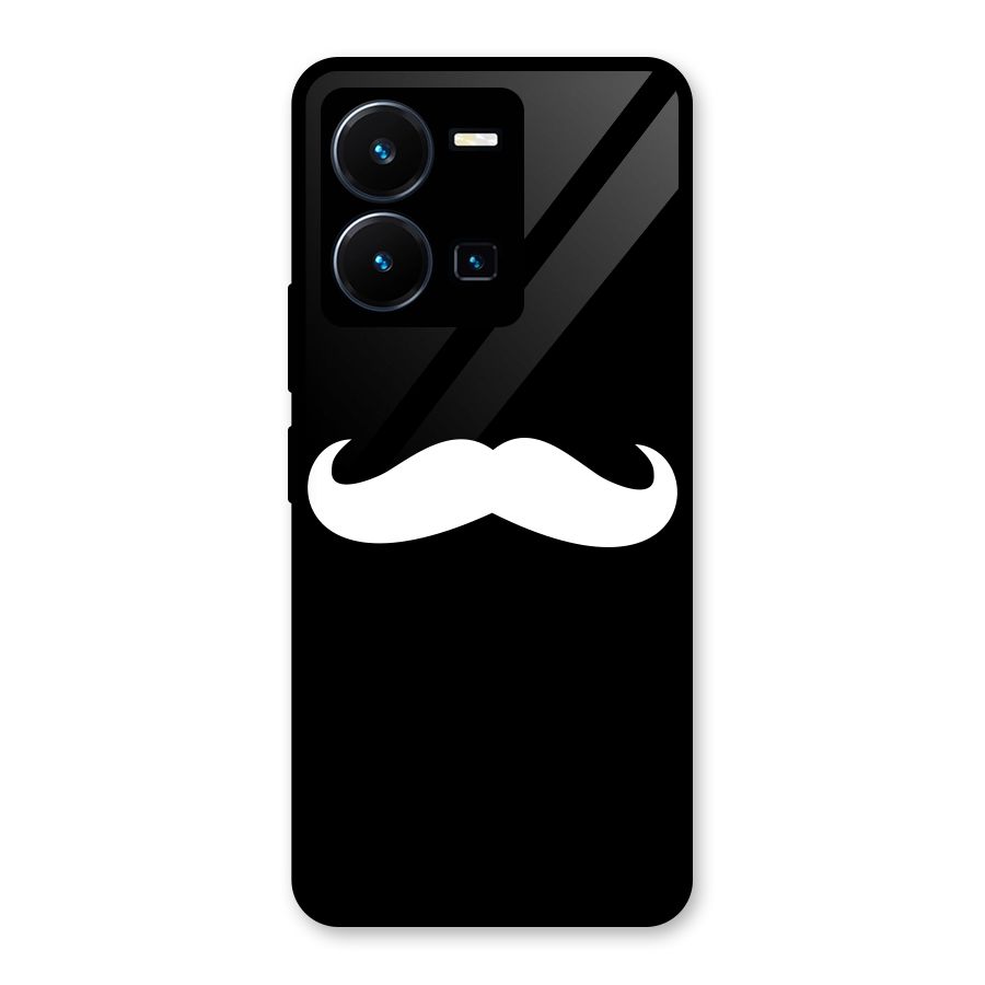 Moustache Love Glass Back Case for Vivo Y35