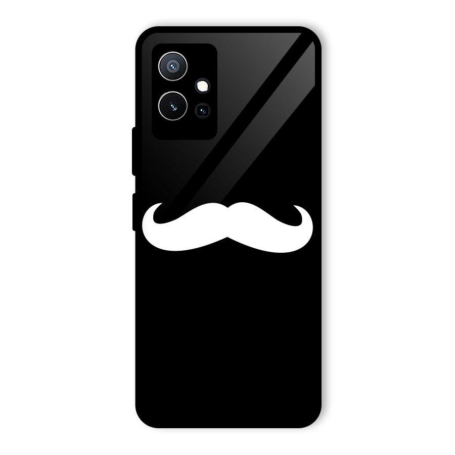 Moustache Love Glass Back Case for Vivo Y75 5G