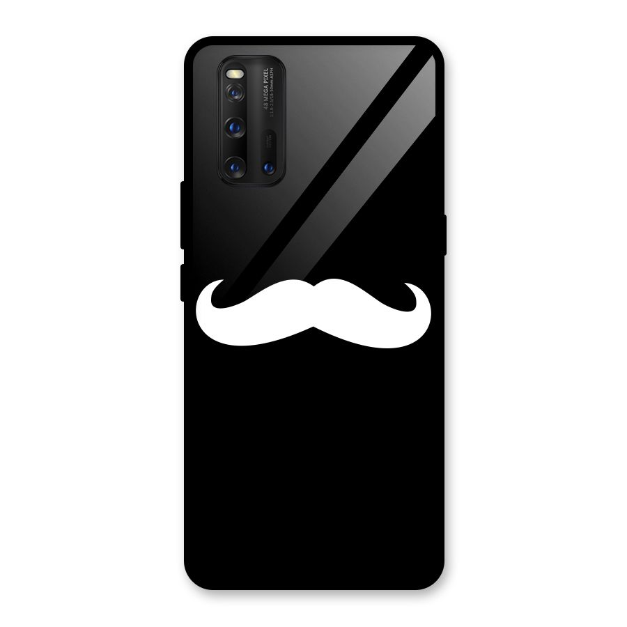 Moustache Love Glass Back Case for Vivo iQOO 3