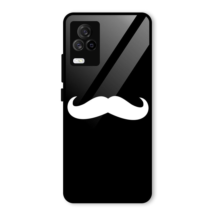 Moustache Love Glass Back Case for Vivo iQOO 7 Legend 5G