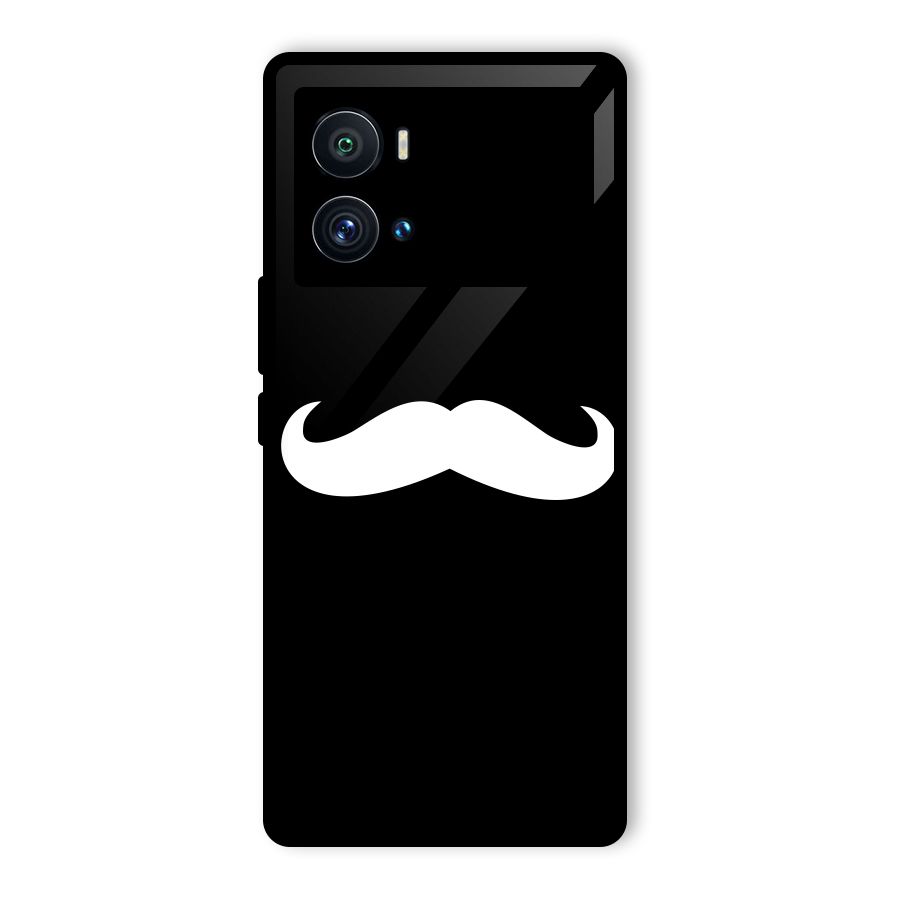 Moustache Love Glass Back Case for Vivo iQOO 9 Pro