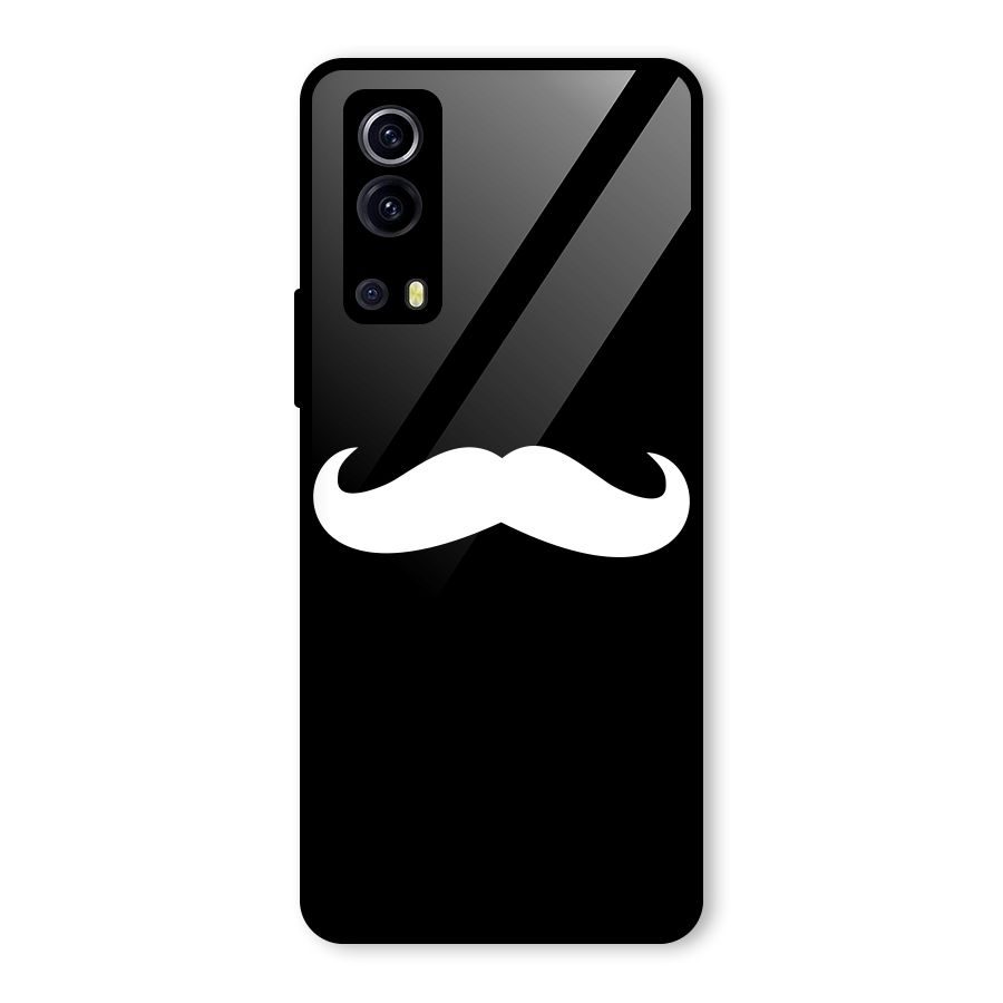 Moustache Love Glass Back Case for Vivo iQOO Z3