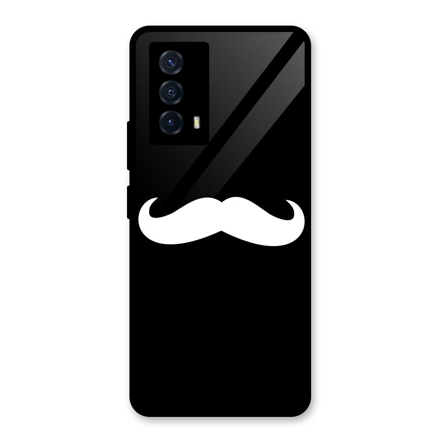 Moustache Love Glass Back Case for Vivo iQOO Z5