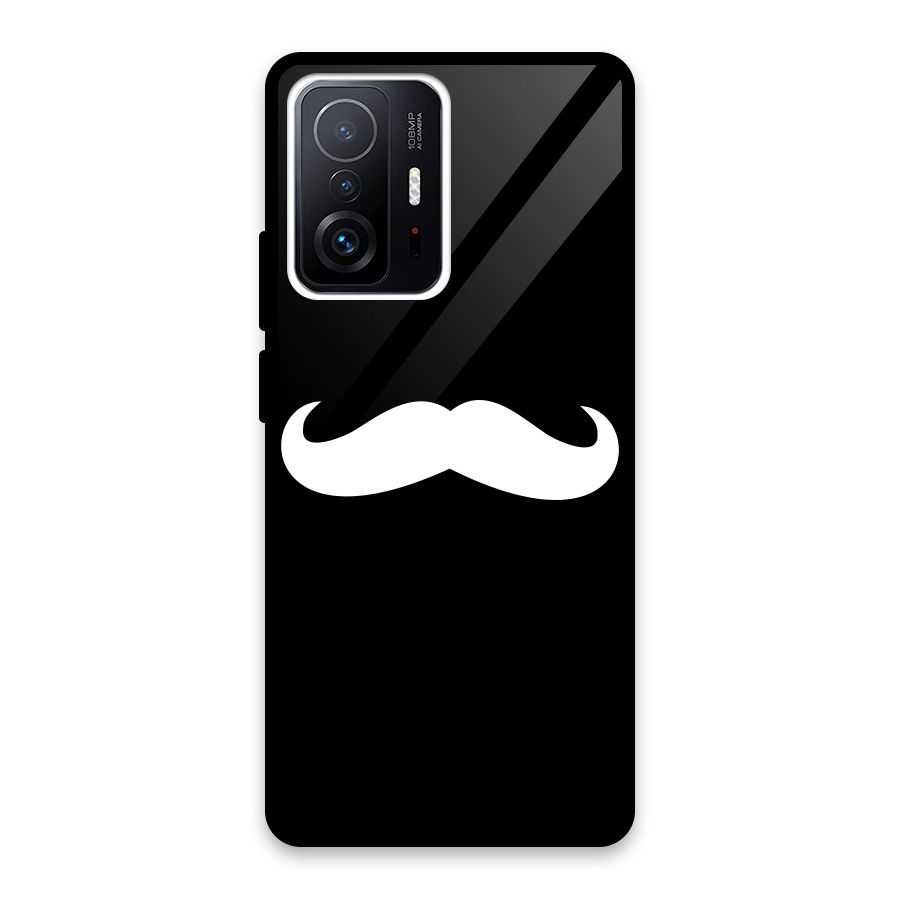Moustache Love Glass Back Case for Xiaomi 11T Pro