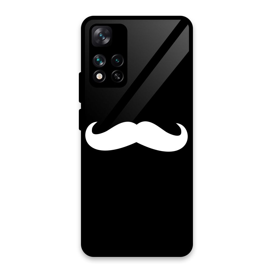 Moustache Love Glass Back Case for Xiaomi 11i HyperCharge 5G