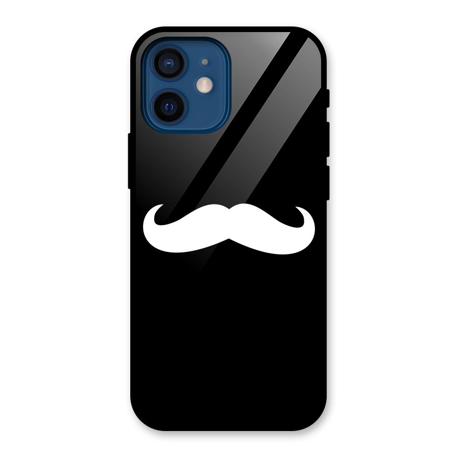 Moustache Love Glass Back Case for iPhone 12 Mini