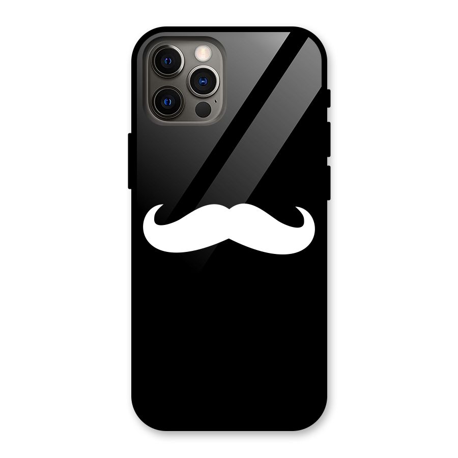 Moustache Love Glass Back Case for iPhone 12 Pro