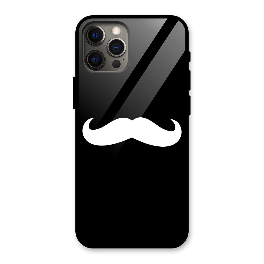 Moustache Love Glass Back Case for iPhone 12 Pro Max