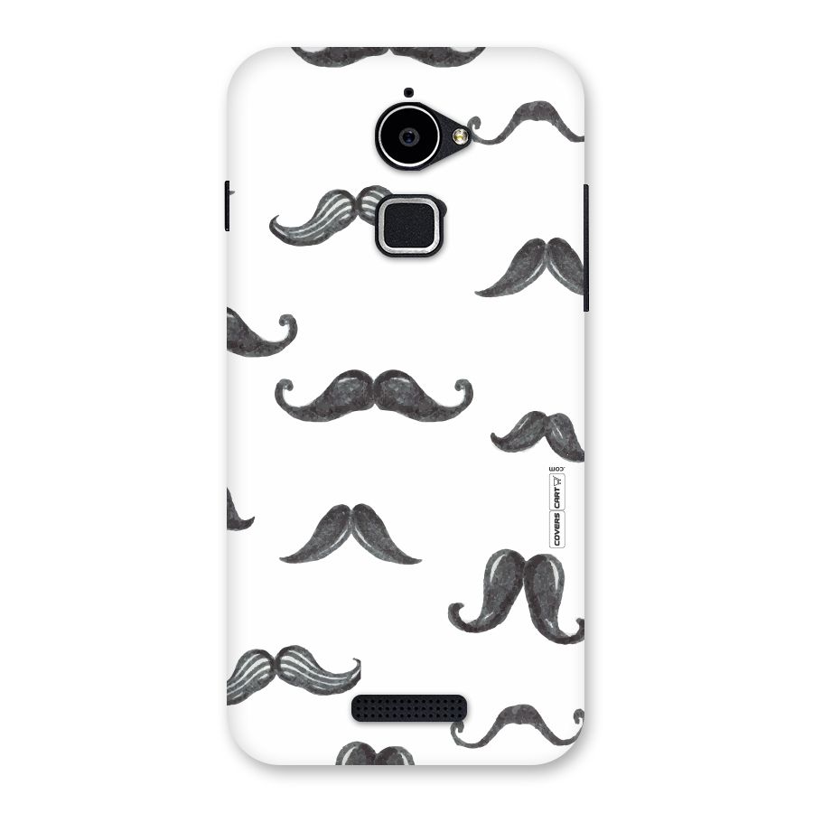 Moustache Pattern (Black) Back Case for Coolpad Note 3 Lite