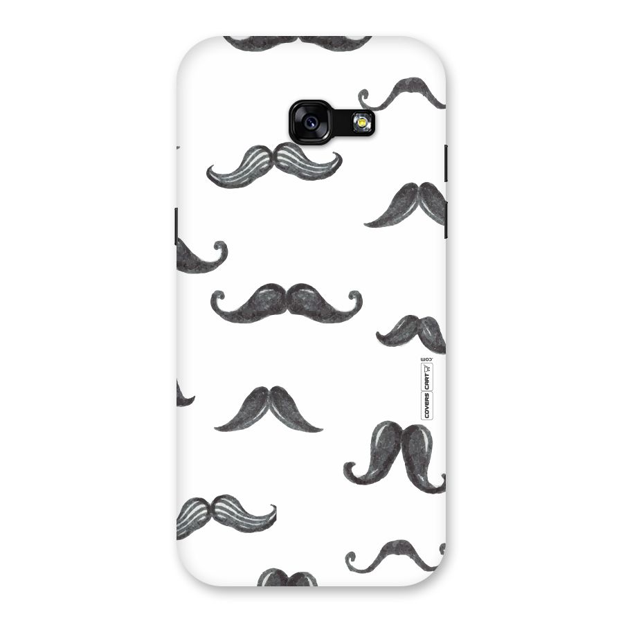 Moustache Pattern (Black) Back Case for Galaxy A5 2017