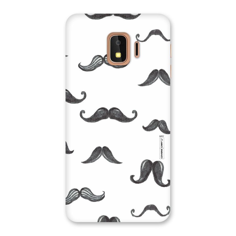 Moustache Pattern (Black) Back Case for Galaxy J2 Core