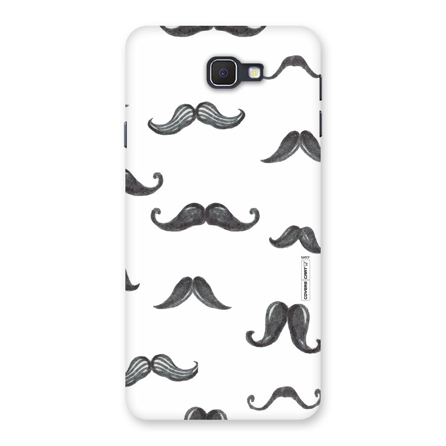 Moustache Pattern (Black) Back Case for Galaxy On7 2016