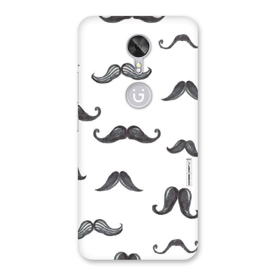 Moustache Pattern (Black) Back Case for Gionee A1