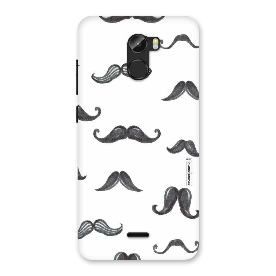 Moustache Pattern (Black) Back Case for Gionee X1