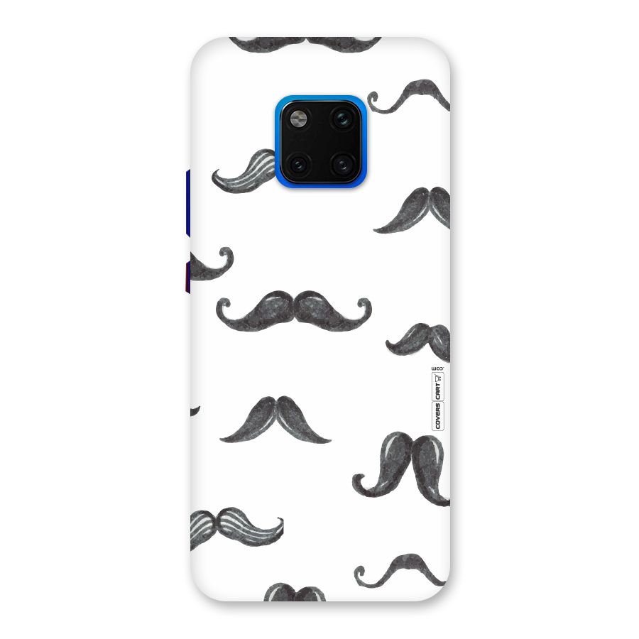 Moustache Pattern (Black) Back Case for Huawei Mate 20 Pro