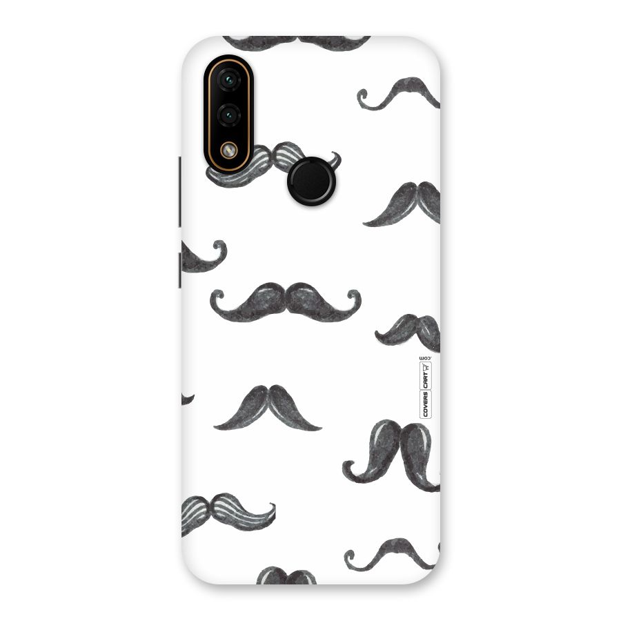 Moustache Pattern (Black) Back Case for Lenovo A6 Note