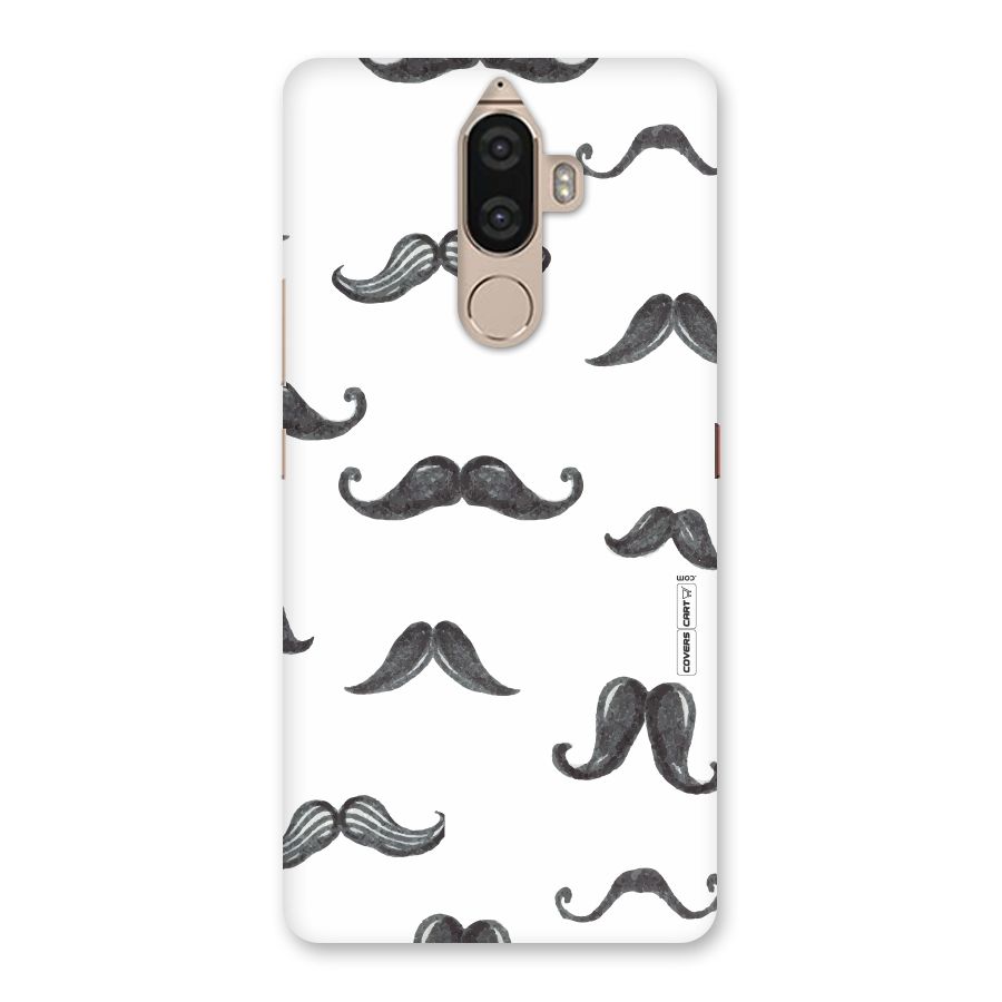 Moustache Pattern (Black) Back Case for Lenovo K8 Note