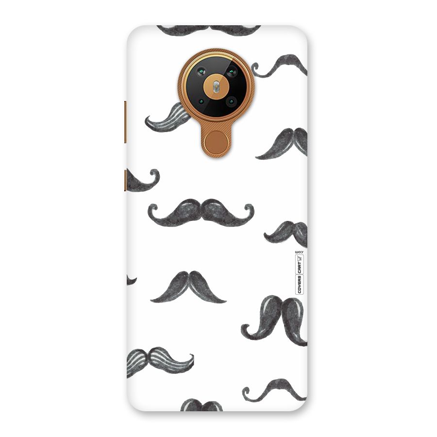 Moustache Pattern (Black) Back Case for Nokia 5.3