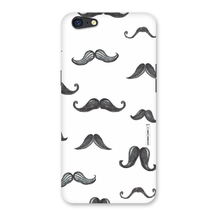 Moustache Pattern (Black) Back Case for Oppo A71