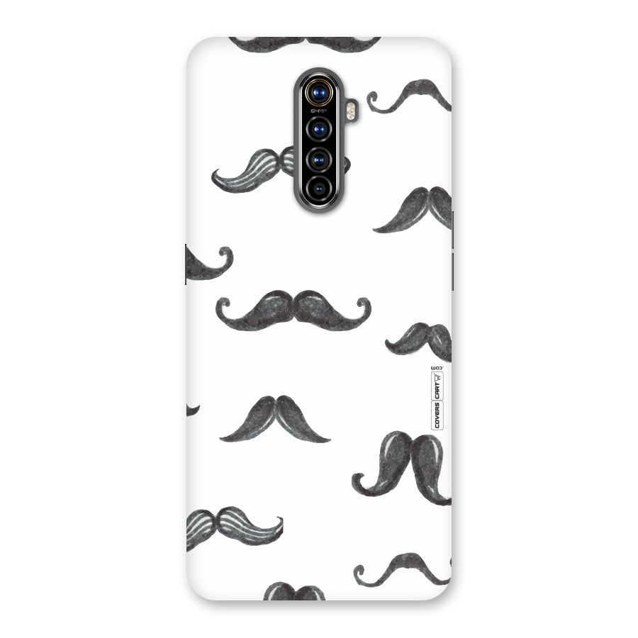 Moustache Pattern (Black) Back Case for Realme X2 Pro