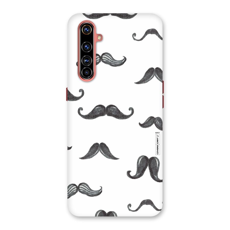 Moustache Pattern (Black) Back Case for Realme X50 Pro