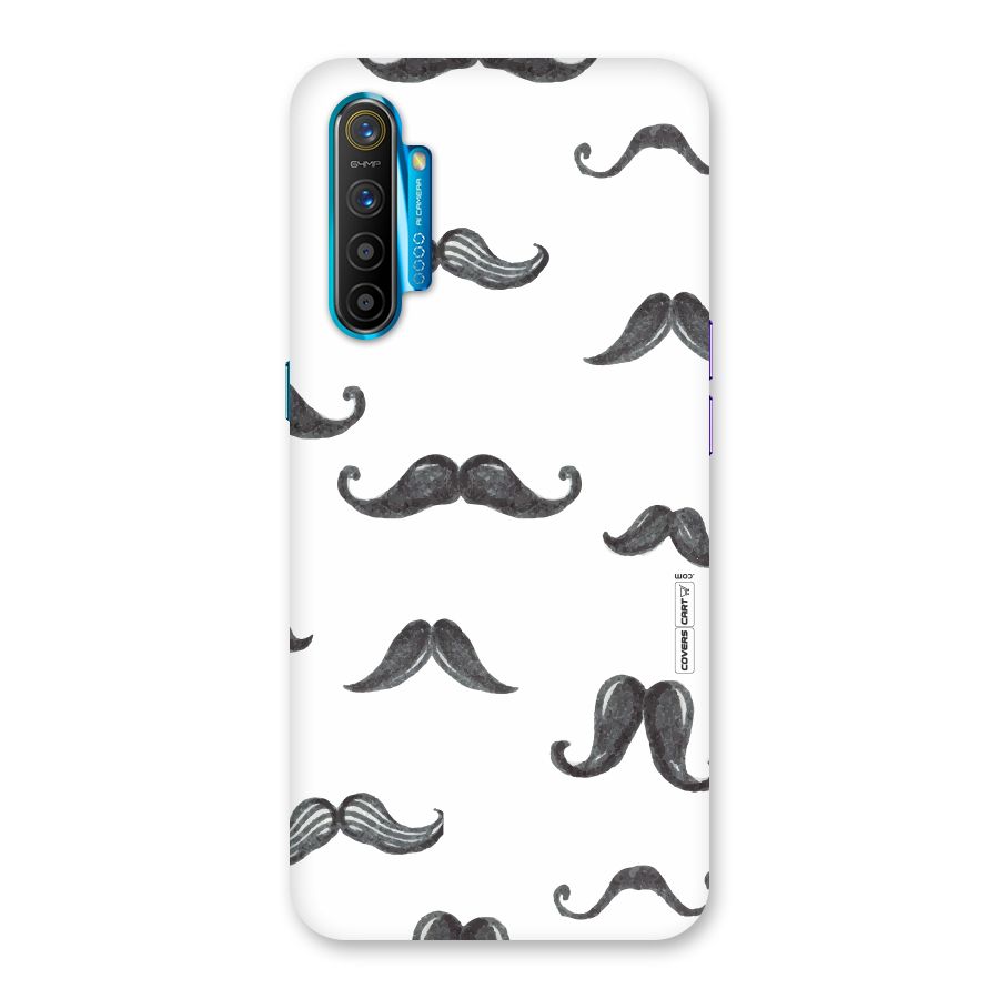 Moustache Pattern (Black) Back Case for Realme XT