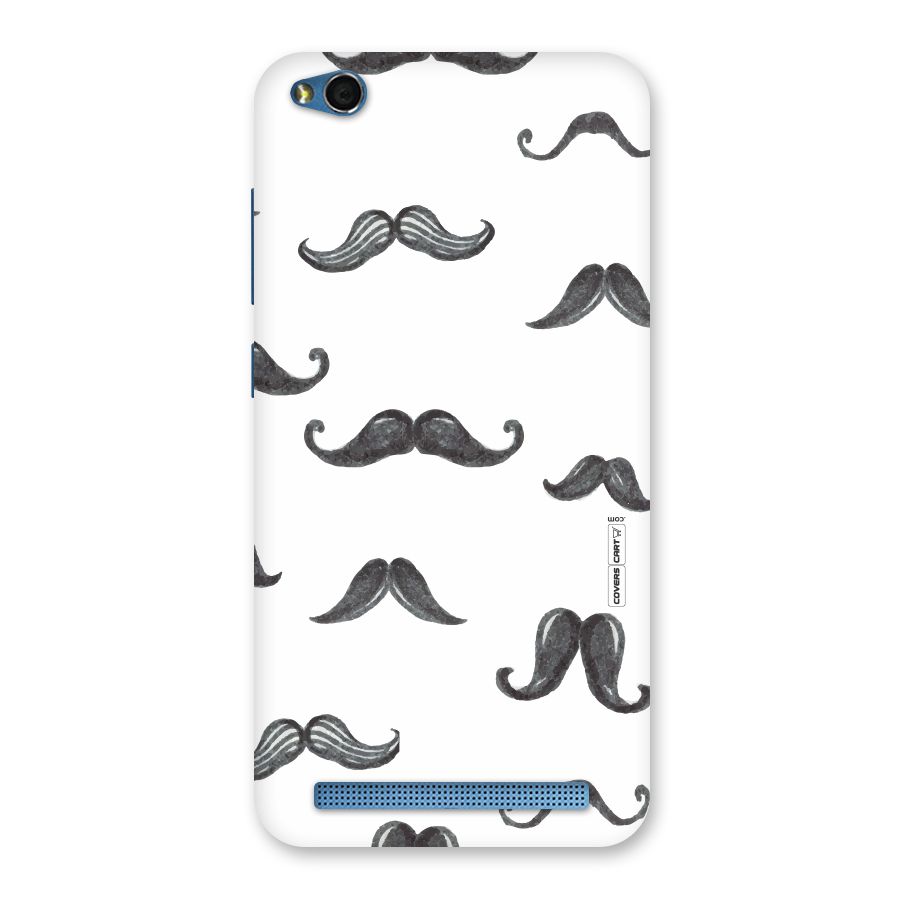 Moustache Pattern (Black) Back Case for Redmi 5A