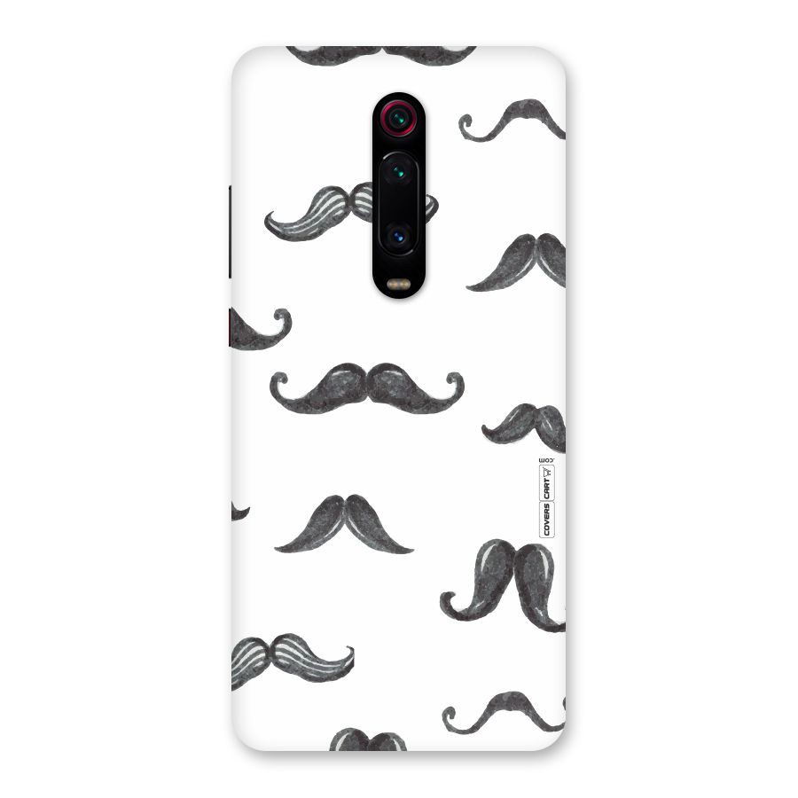 Moustache Pattern (Black) Back Case for Redmi K20 Pro