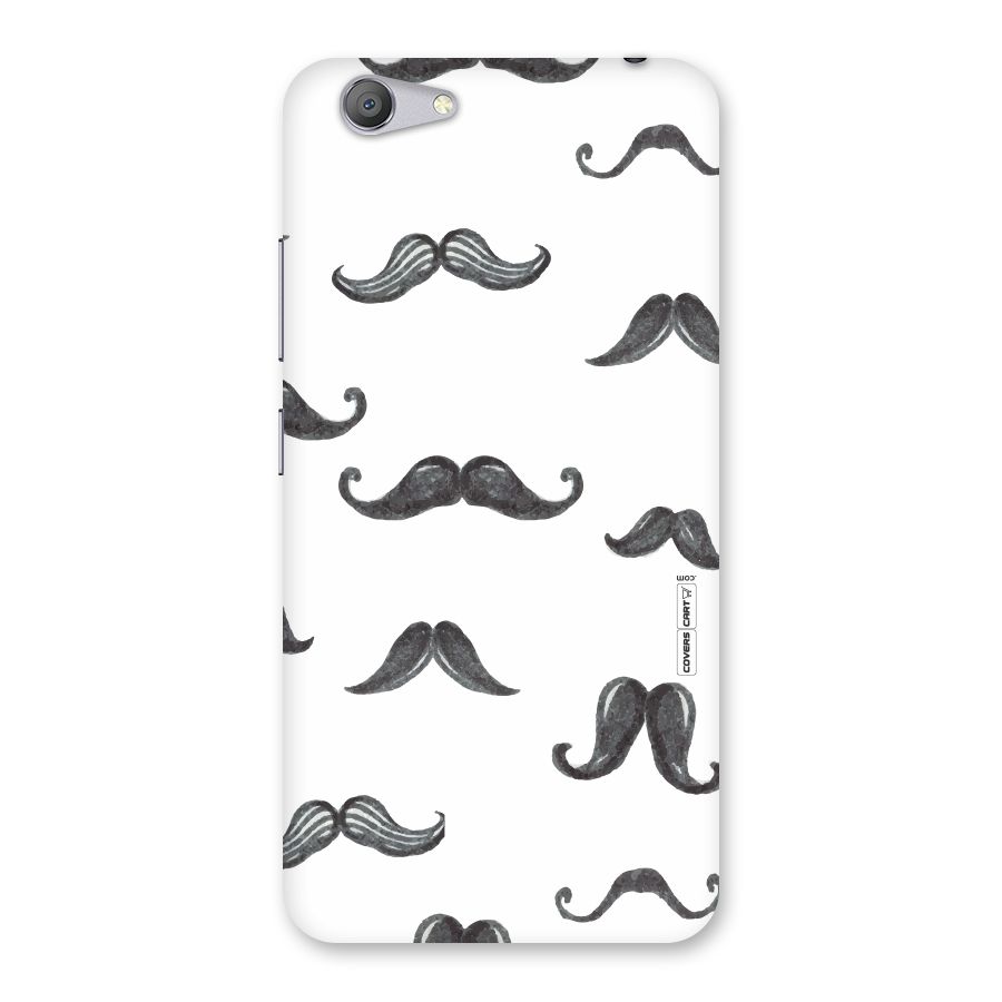 Moustache Pattern (Black) Back Case for Vivo Y53