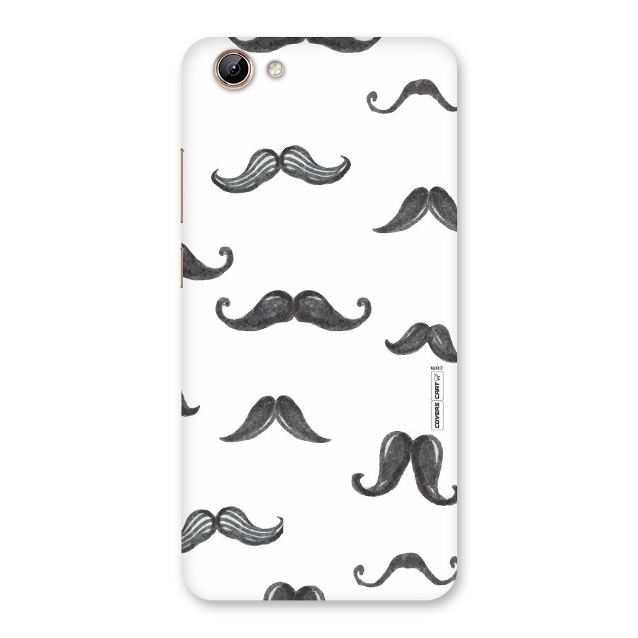 Moustache Pattern (Black) Back Case for Vivo Y71i