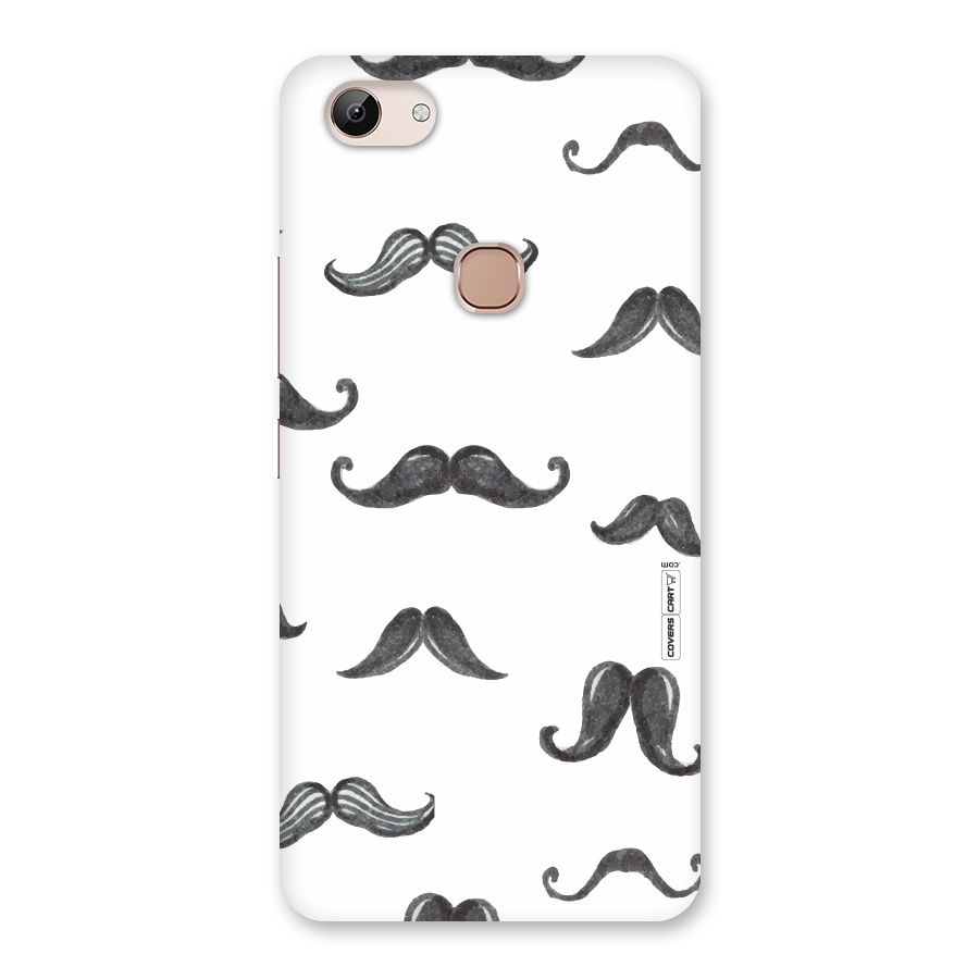 Moustache Pattern (Black) Back Case for Vivo Y83