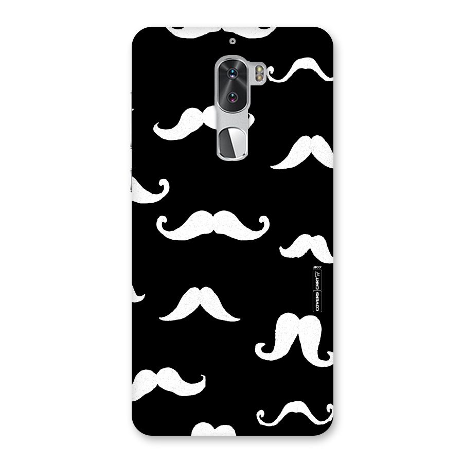 Moustache Pattern (White) Back Case for Coolpad Cool 1