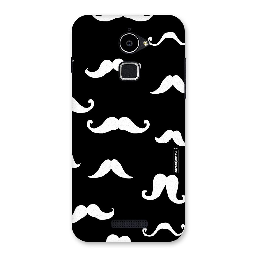 Moustache Pattern (White) Back Case for Coolpad Note 3 Lite