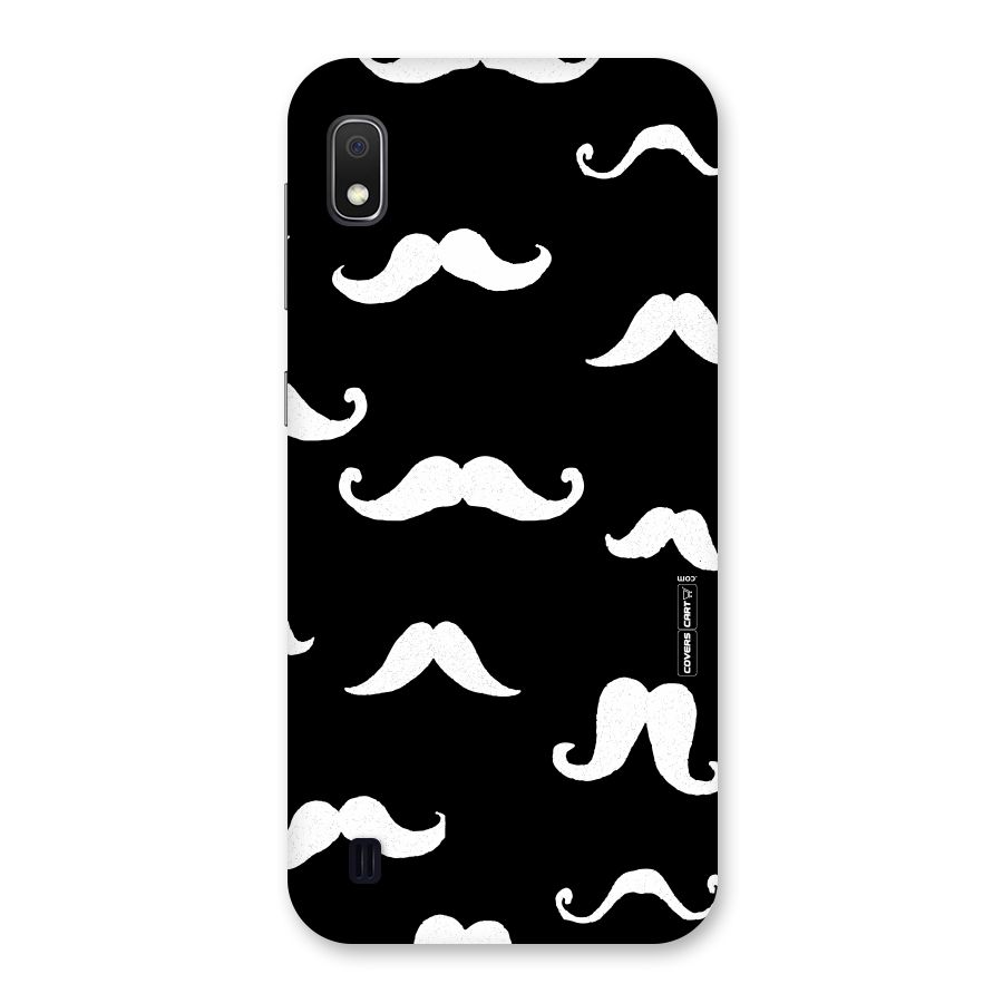 Moustache Pattern (White) Back Case for Galaxy A10