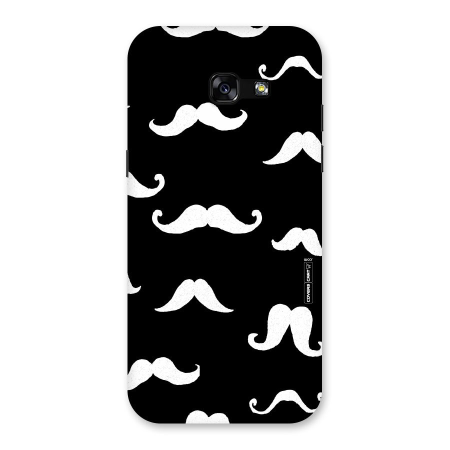Moustache Pattern (White) Back Case for Galaxy A5 2017