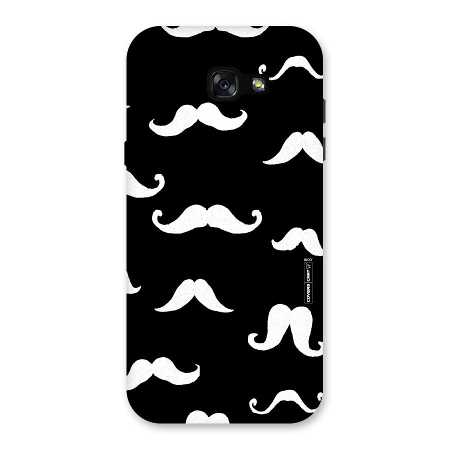 Moustache Pattern (White) Back Case for Galaxy A7 (2017)