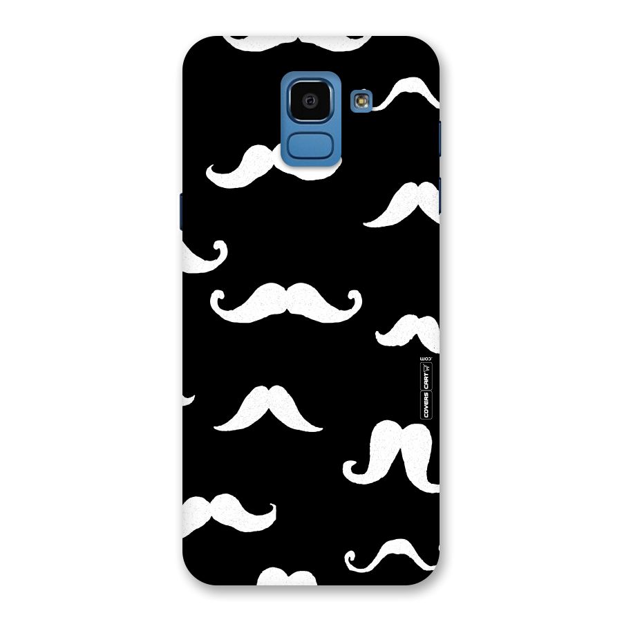Moustache Pattern (White) Back Case for Galaxy On6