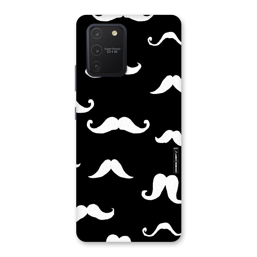 Moustache Pattern (White) Back Case for Galaxy S10 Lite