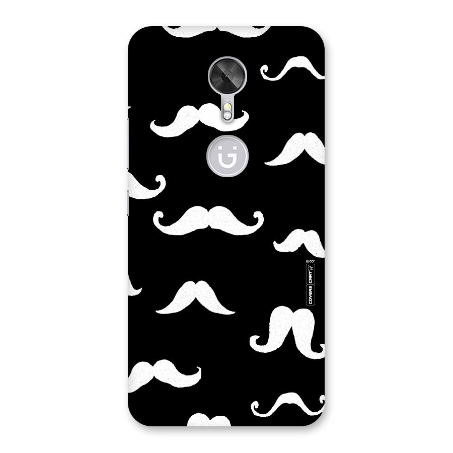Moustache Pattern (White) Back Case for Gionee A1