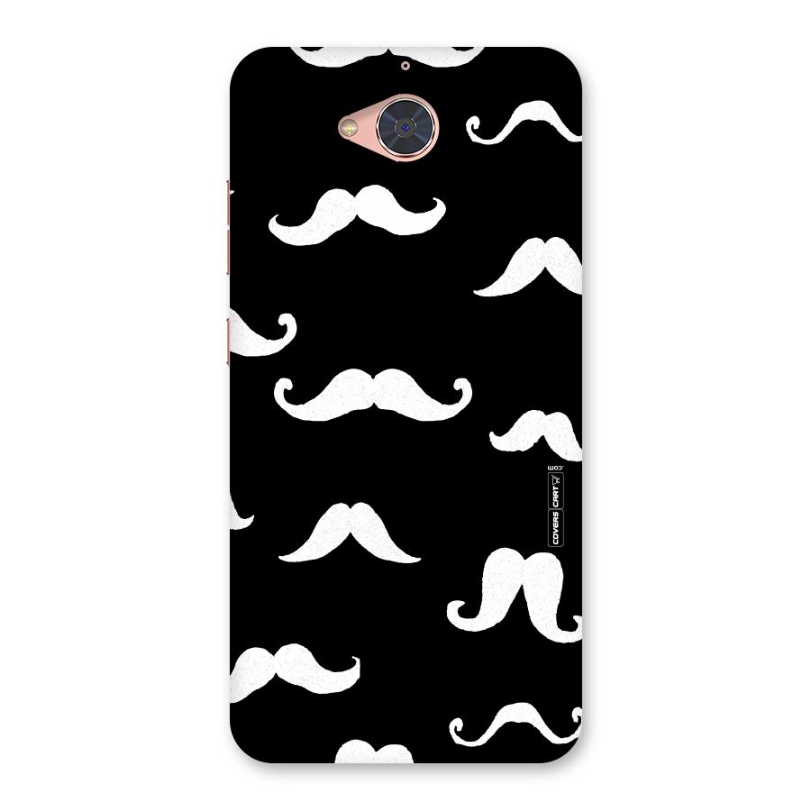 Moustache Pattern (White) Back Case for Gionee S6 Pro