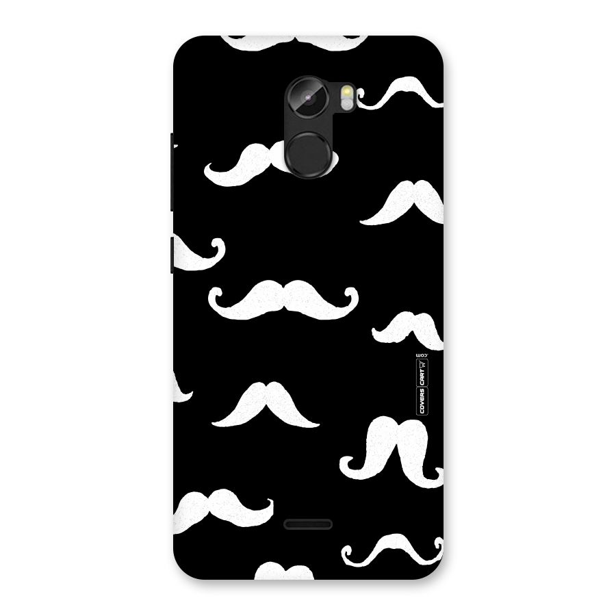 Moustache Pattern (White) Back Case for Gionee X1