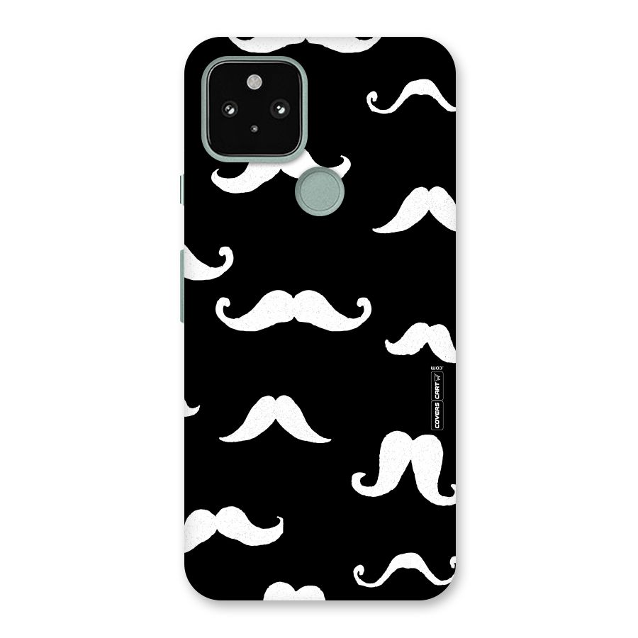 Moustache Pattern (White) Back Case for Google Pixel 5